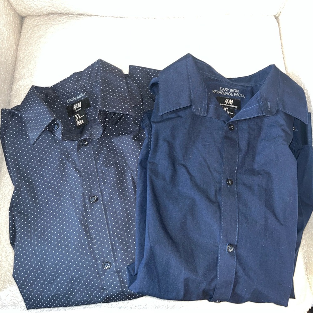 H&M Men's button down shirt set size medium